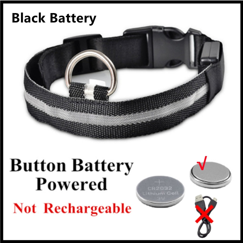 LED Glowing Dog Adjustable Collar
