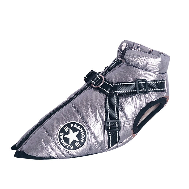 Waterproof Dog Jacket inc Harness