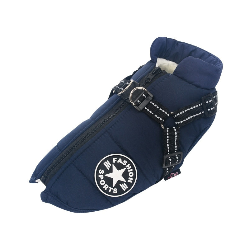 Waterproof Dog Jacket inc Harness