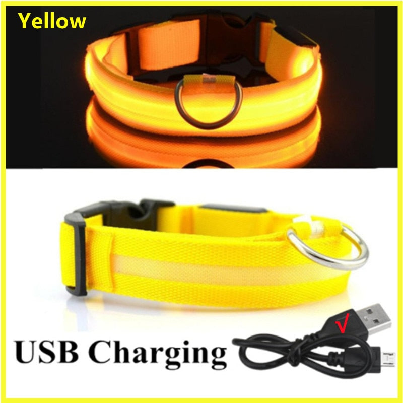 LED Glowing Dog Adjustable Collar
